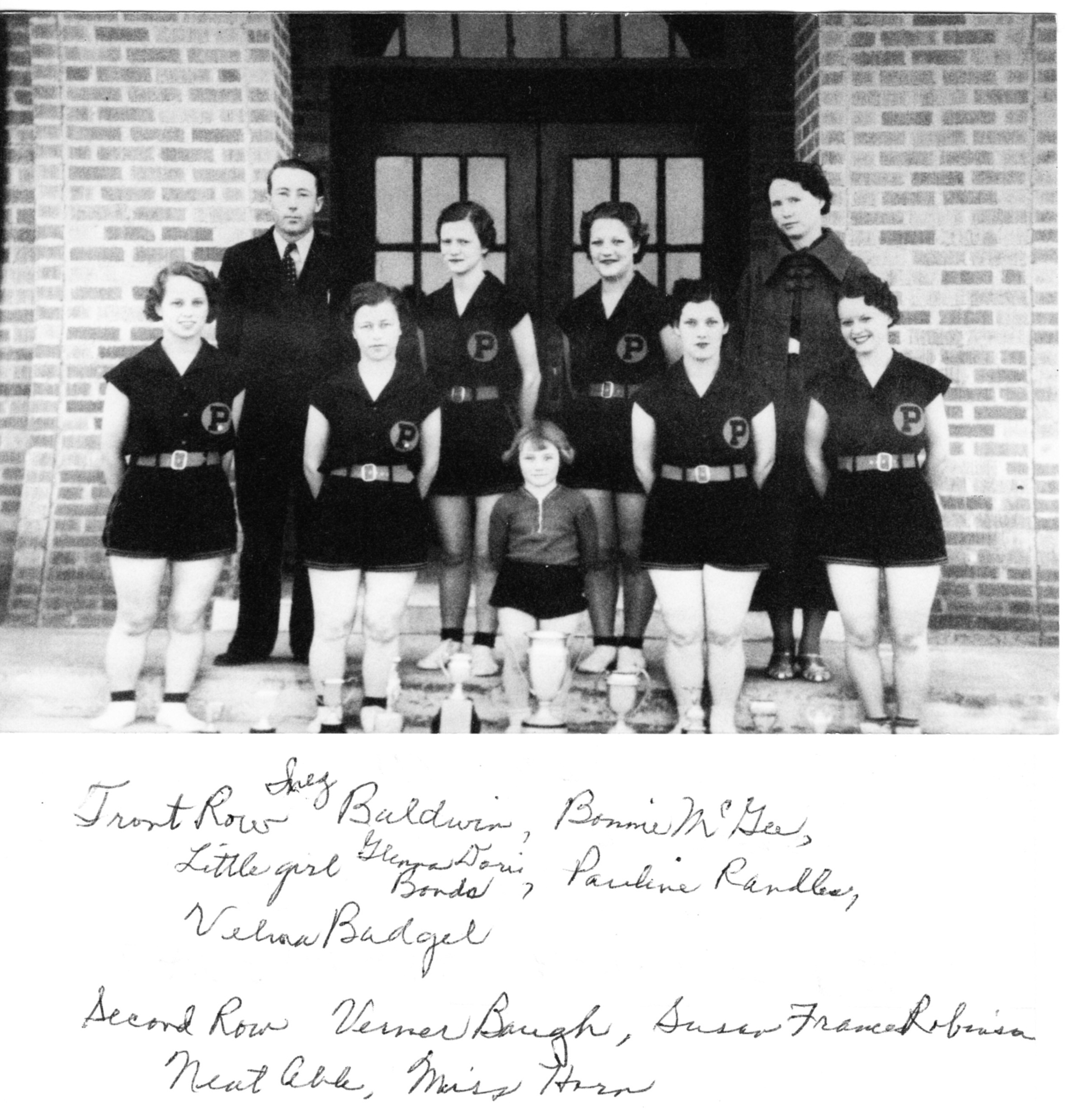Pages of the 1942 Park Springs School Yearbook, Wise County Texas